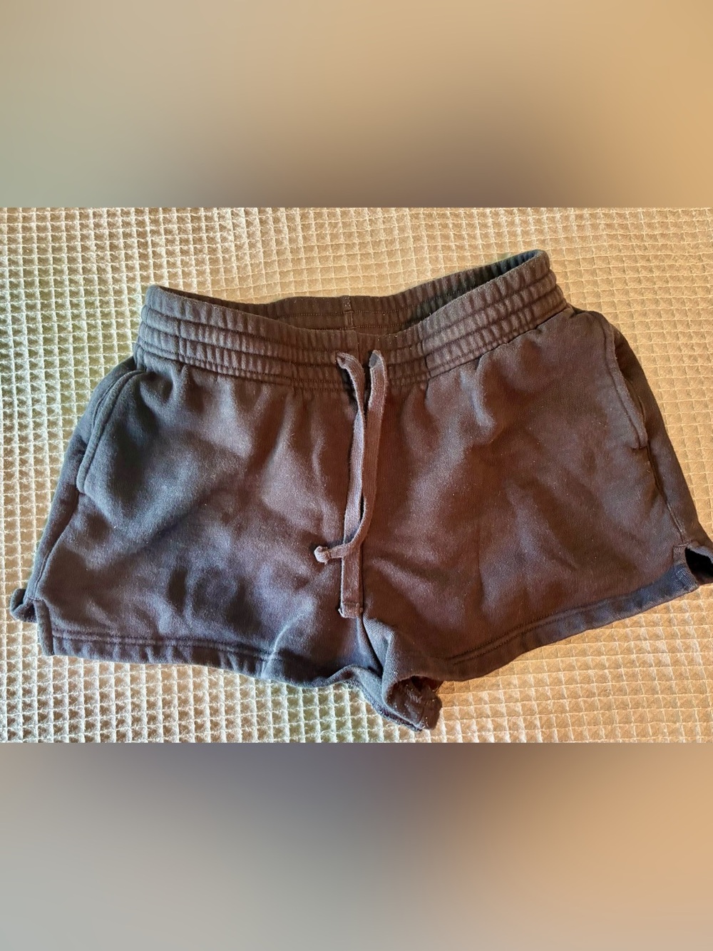 EUC girlfriend collective black jersey shorts
